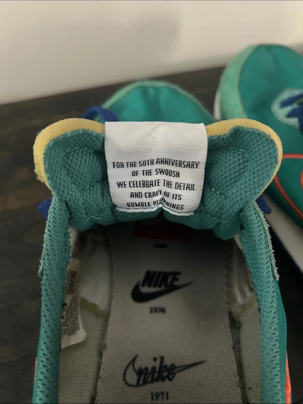 Nike Waffle Trainer 2 First Use Green Noise DH4390-300 Size 8.5